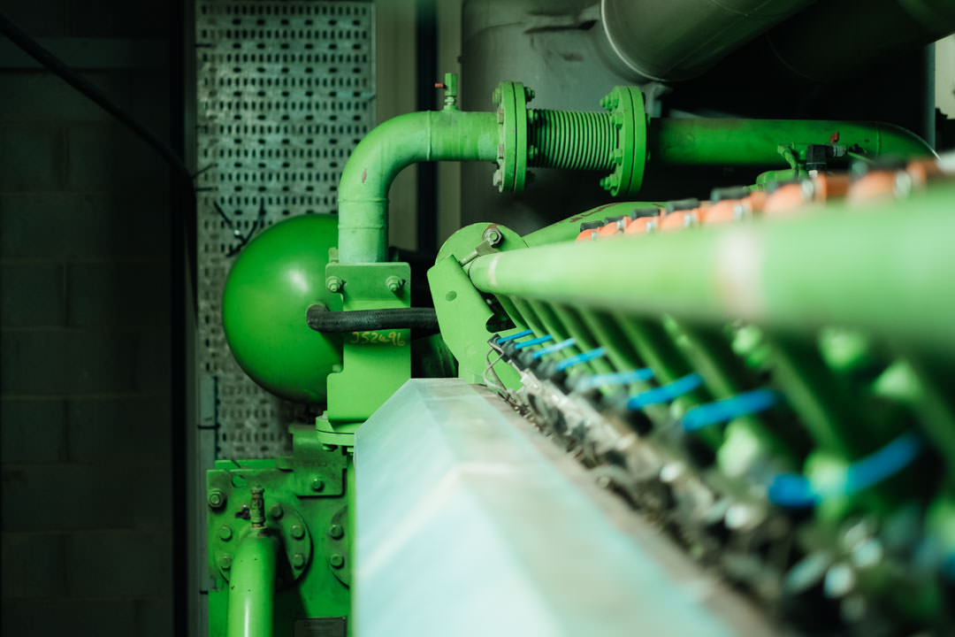 green gas engine from an ADp